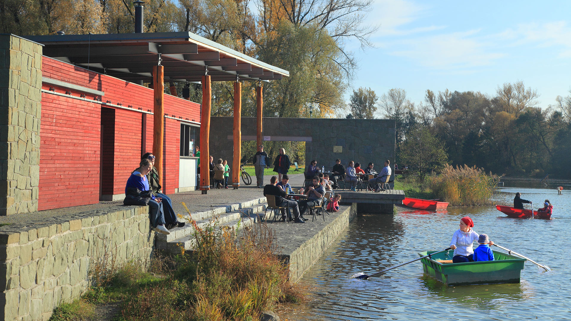 Loděnice (Boatyard) in ‘Bozena Nemcova’ Park