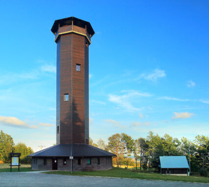 The View-Tower in Nová Ves by Dolní Moravice