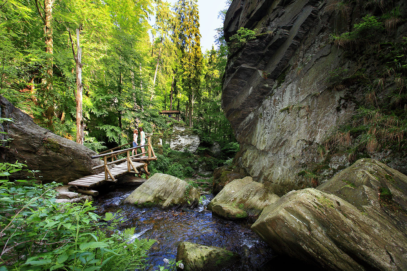 The Rešovské Waterfalls