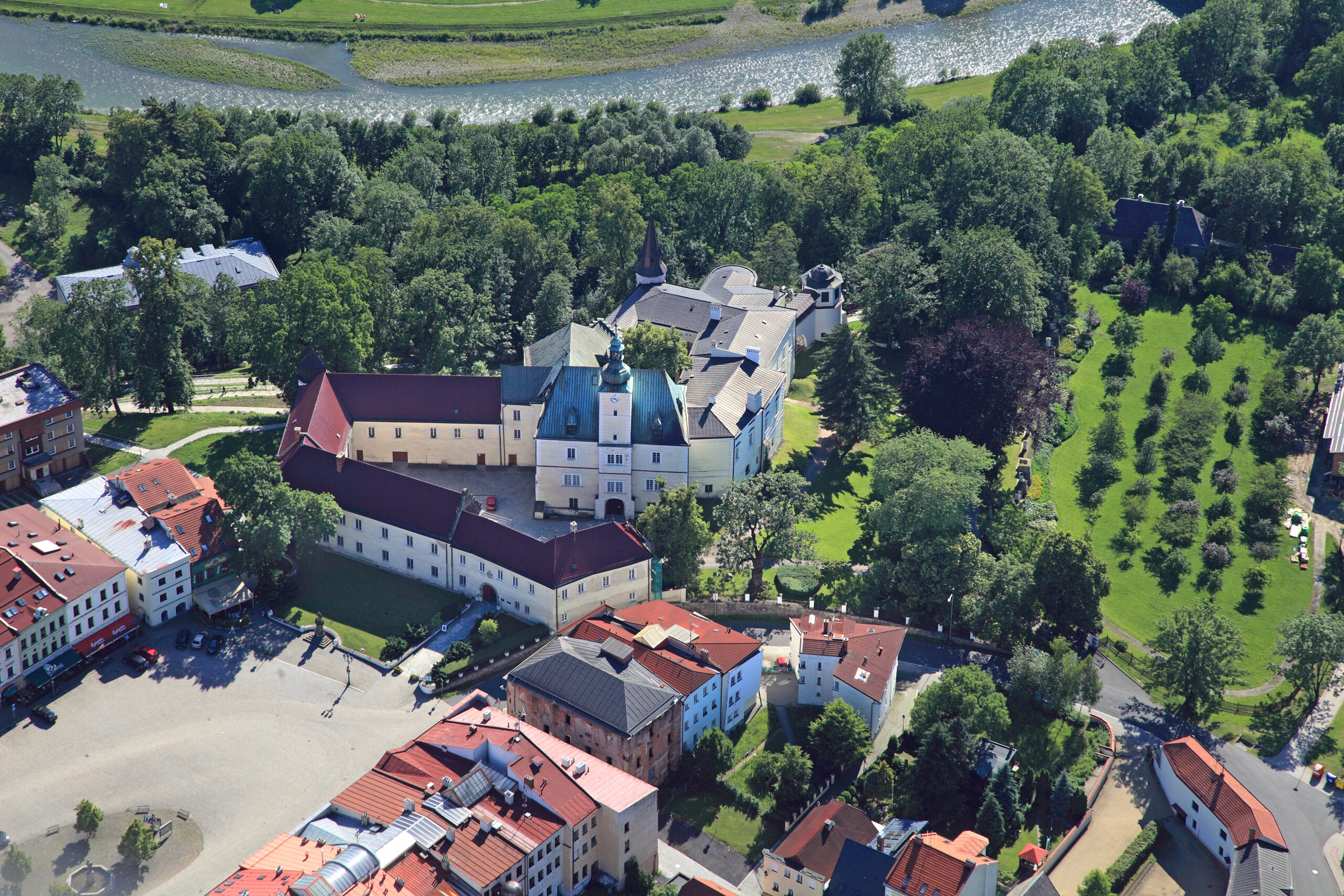 The historic heart of Frydek-Mistek