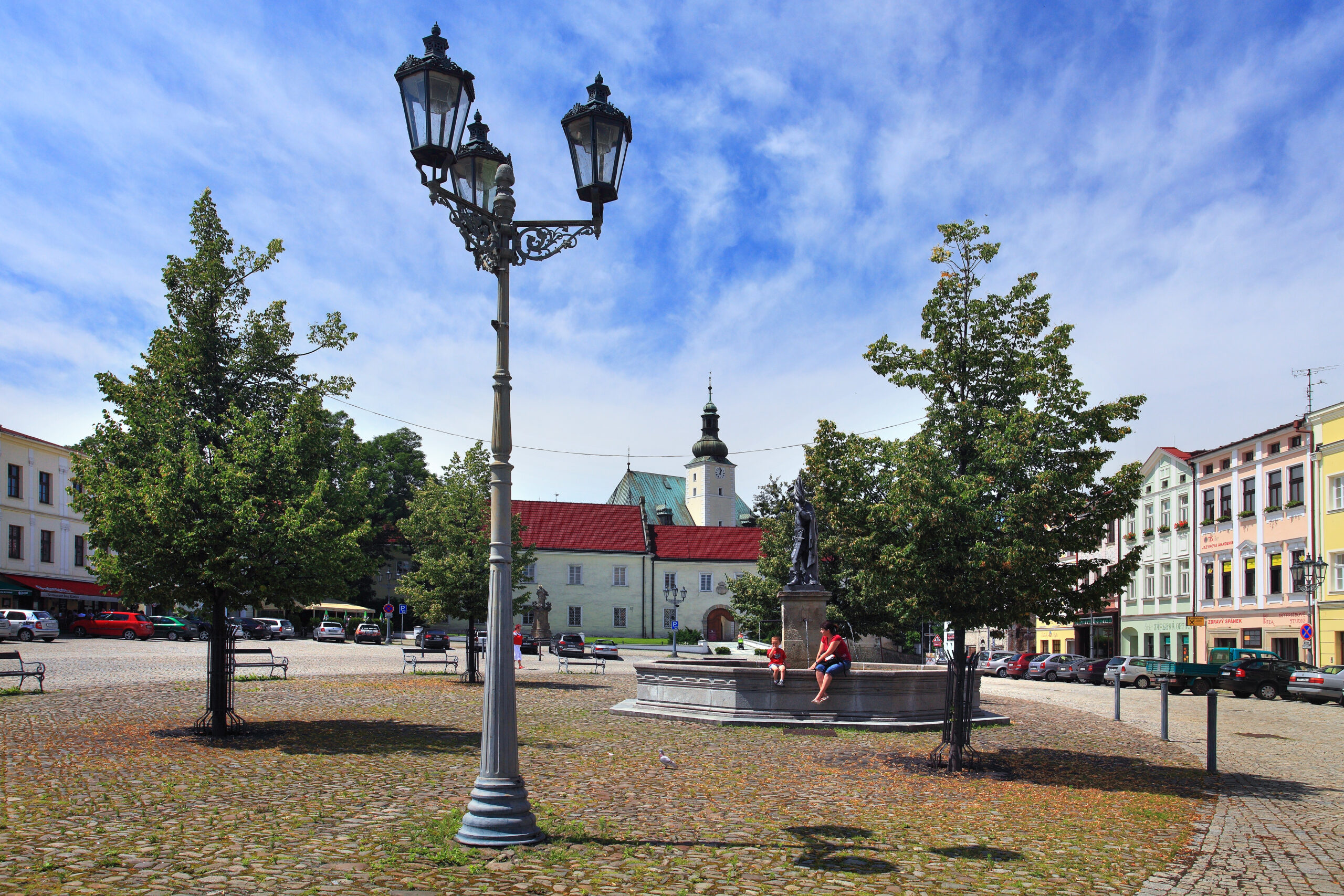 The historic heart of Frydek-Mistek
