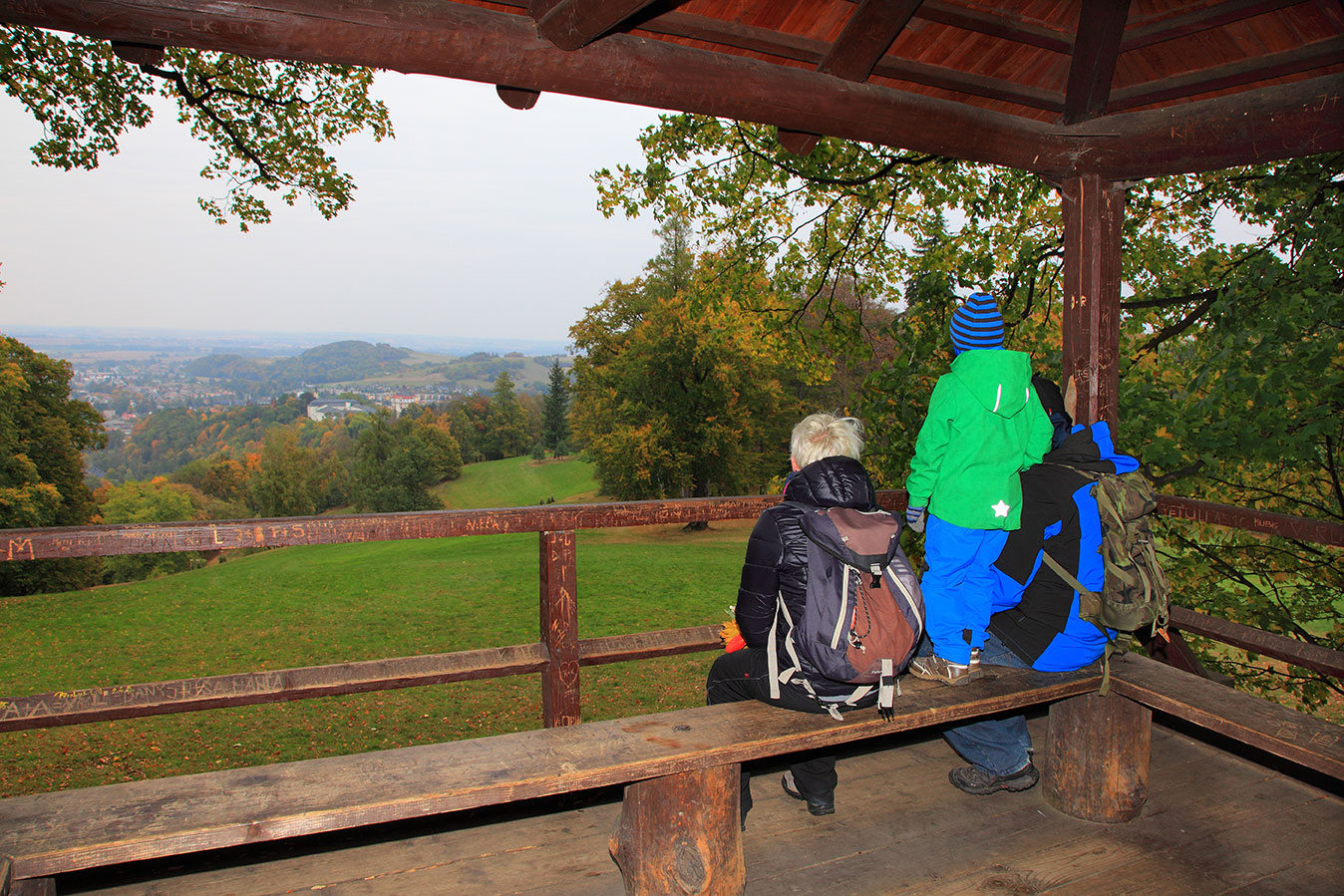 Punkt widokowy Bezruča (czes. Bezručova vyhlídka) Hradec nad Moravicí
