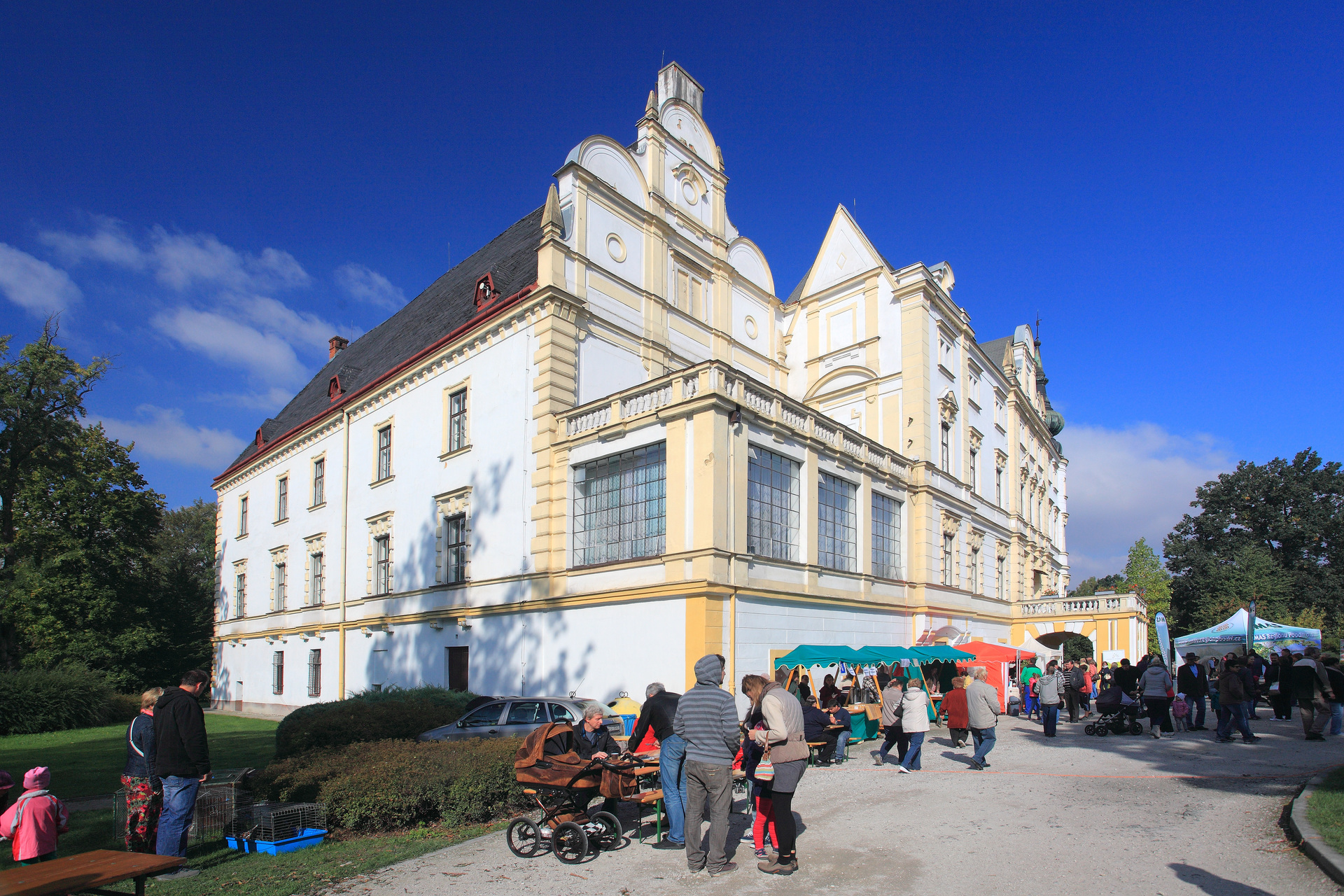 The chateau museum in Bartošovice