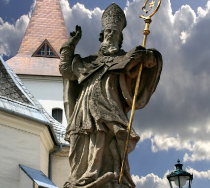 Rzeźba Świętego Patryka w Karwinie
