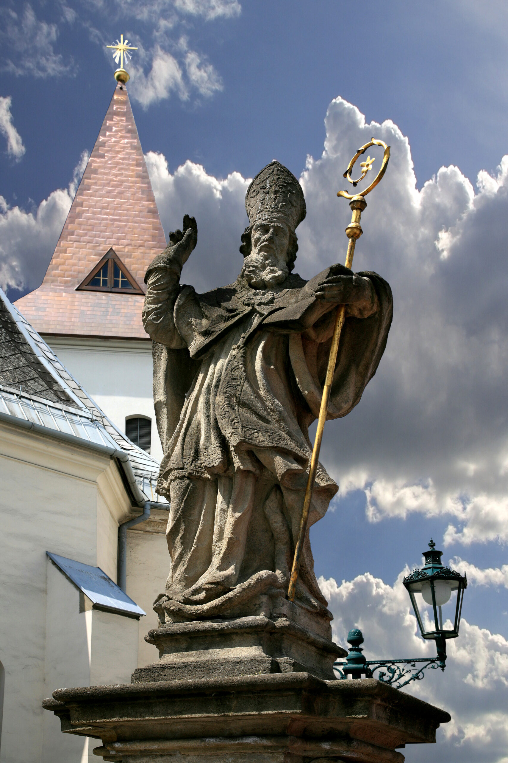 Rzeźba Świętego Patryka w Karwinie