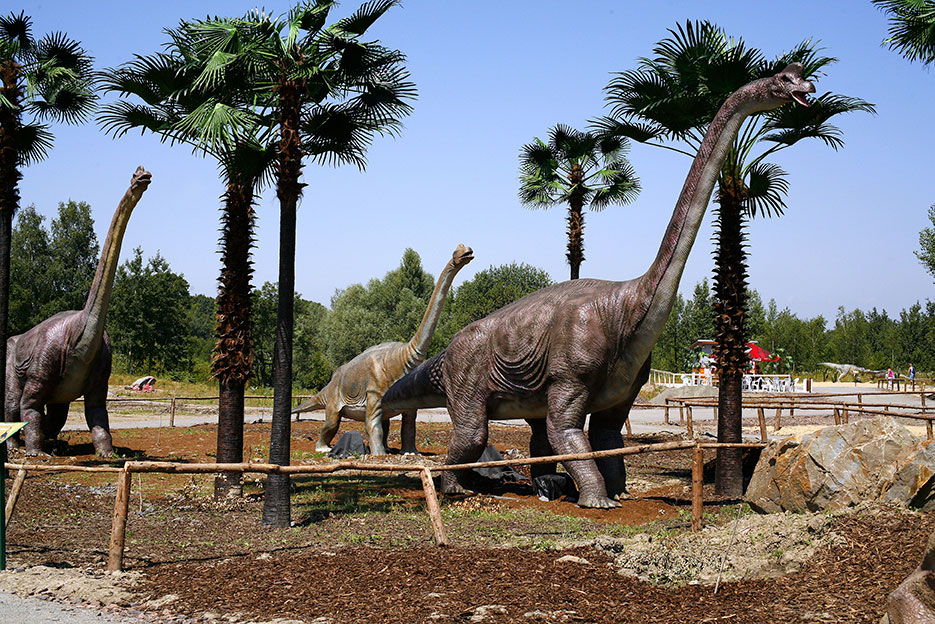 Dinosaur Park in Orlova