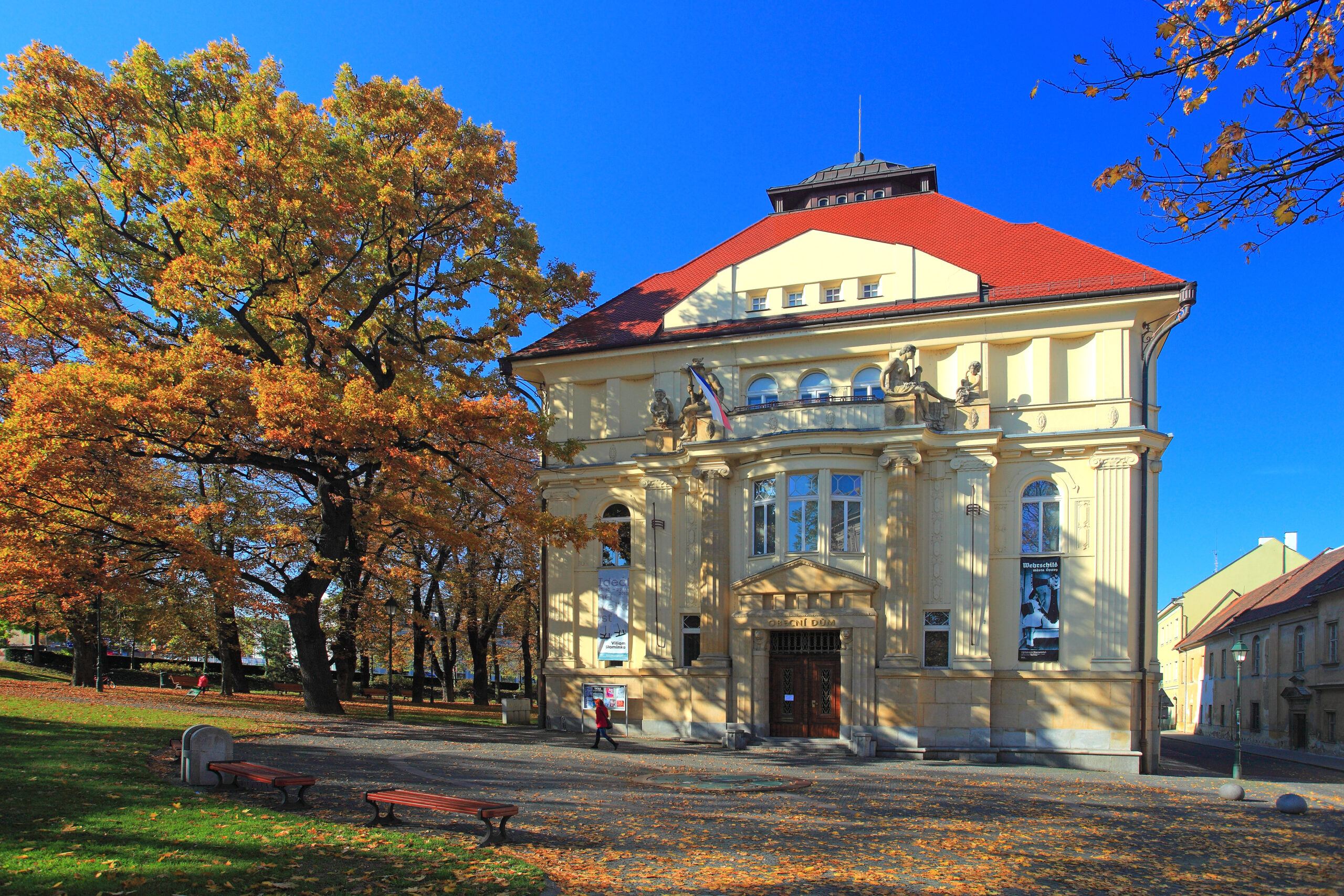 The Obecní dům (Municipal House) in Opava