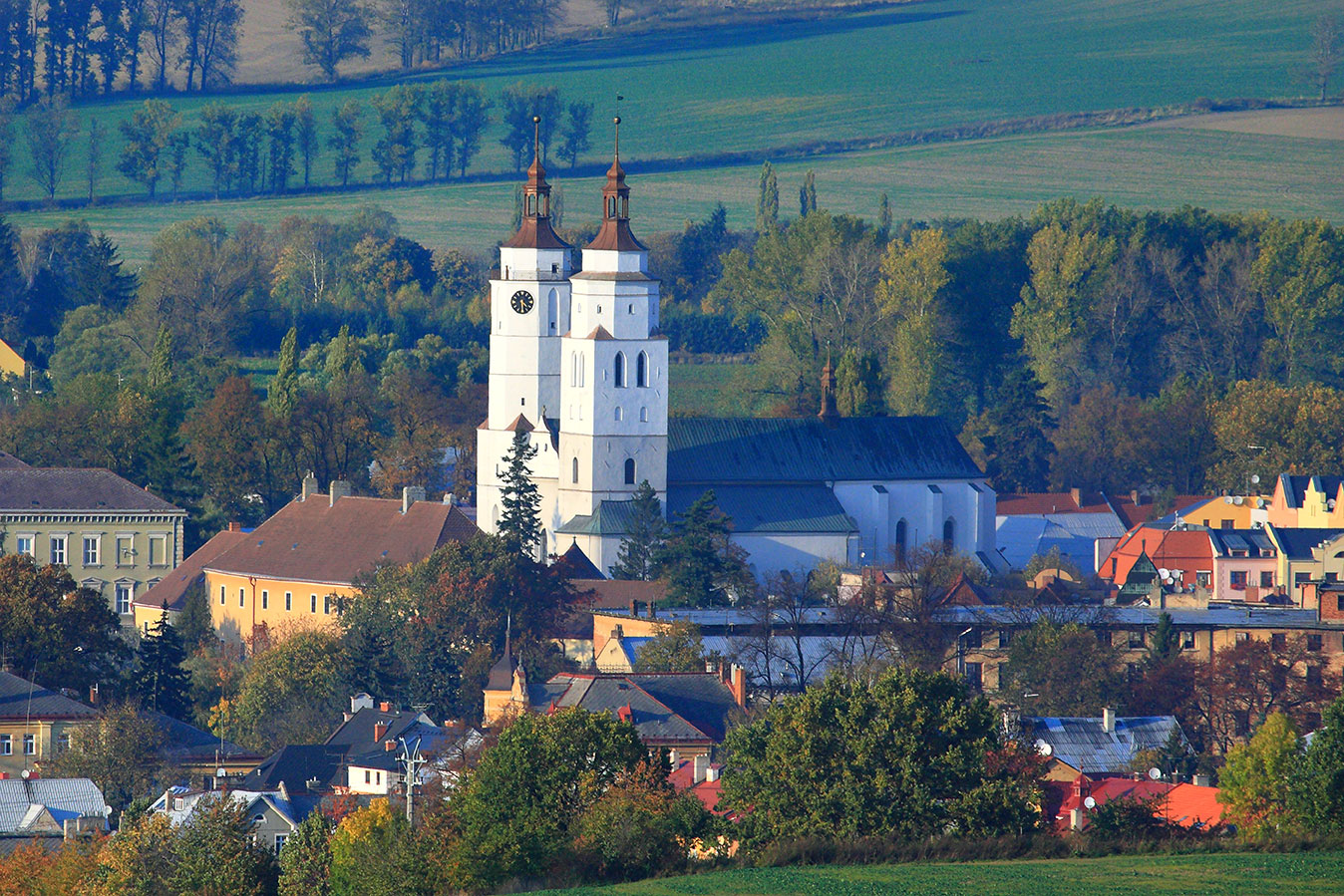 Vyhlídková věž kostela sv. Martina v Krnově