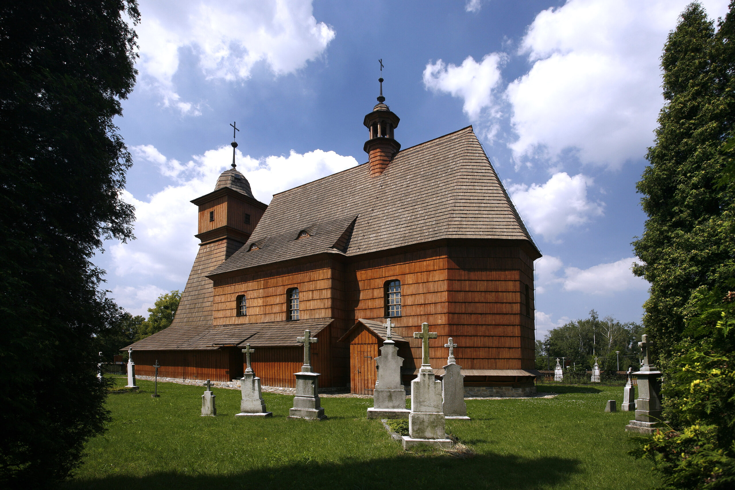 Dřevěný kostel svaté Kateřiny v Ostravě