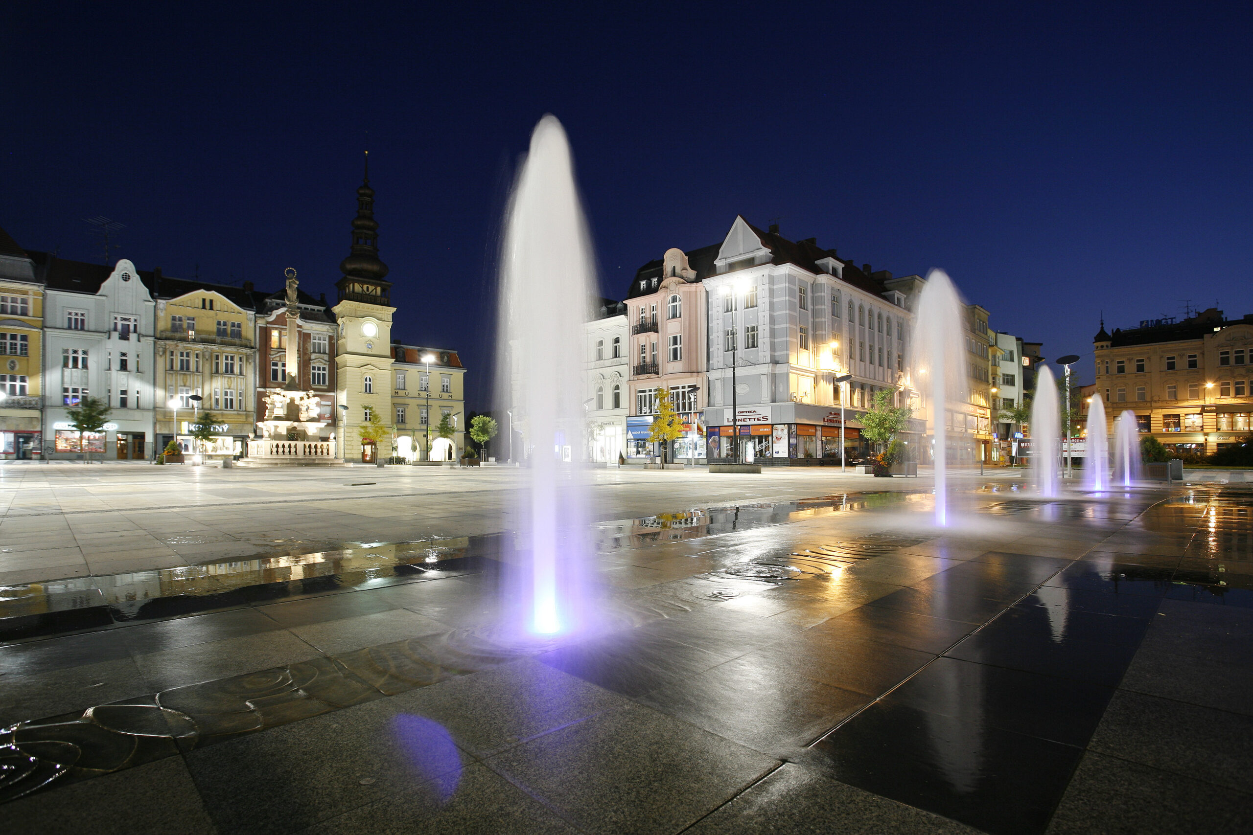 Masaryk Square in Ostrava - Northern Moravia