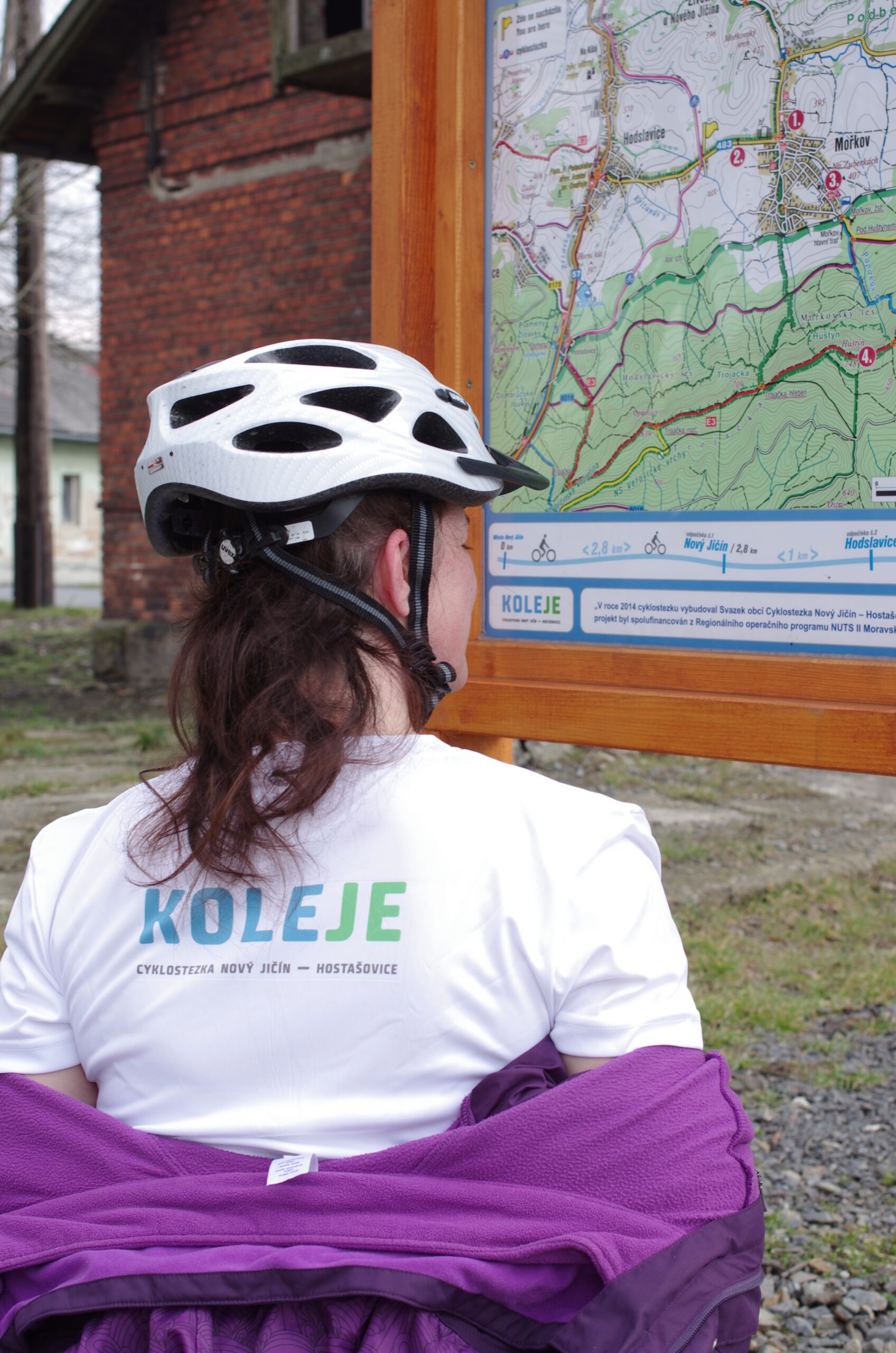 “rails” cycle path near Nový Jičín