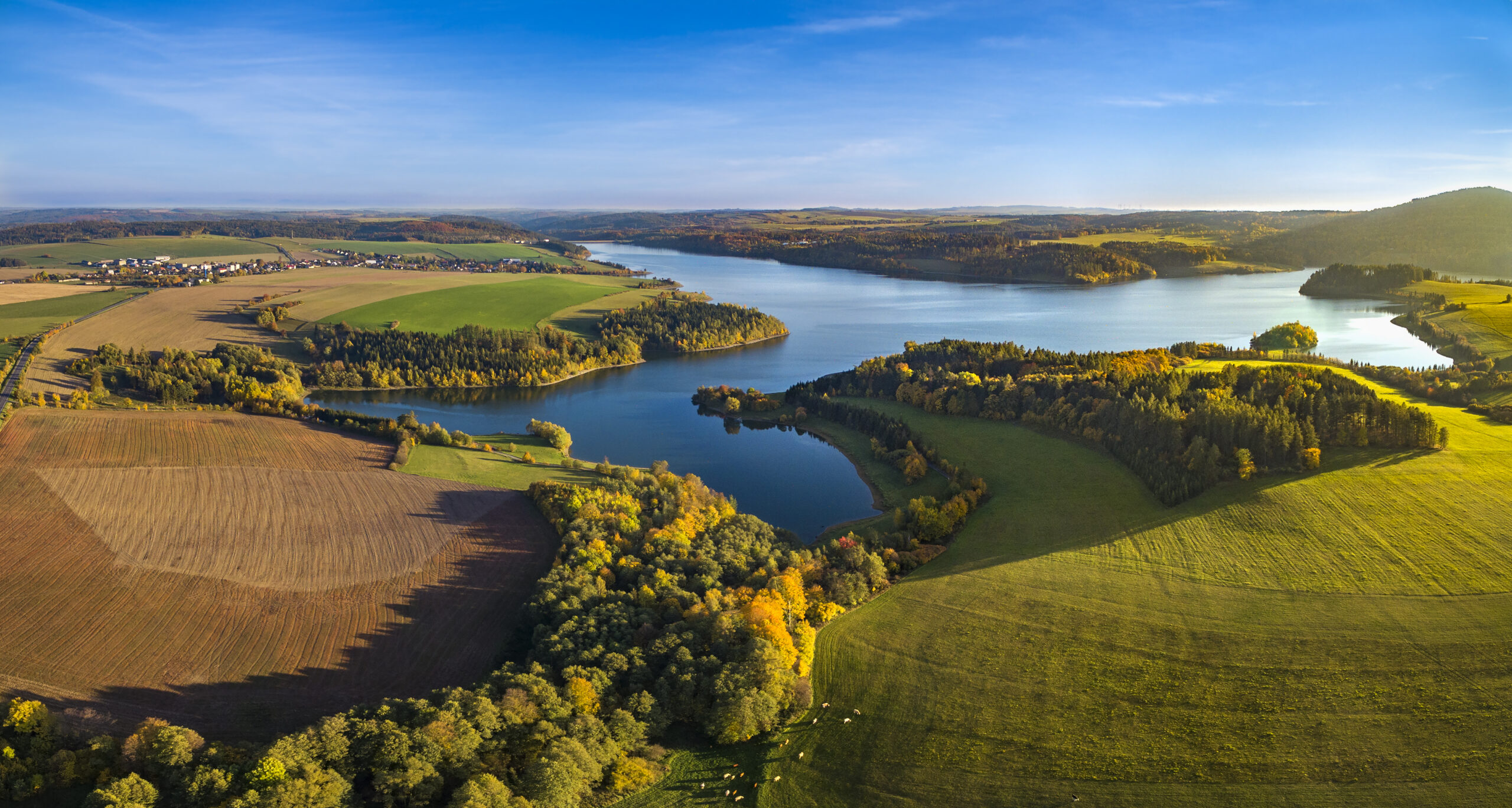 Around the Slezská Harta dam