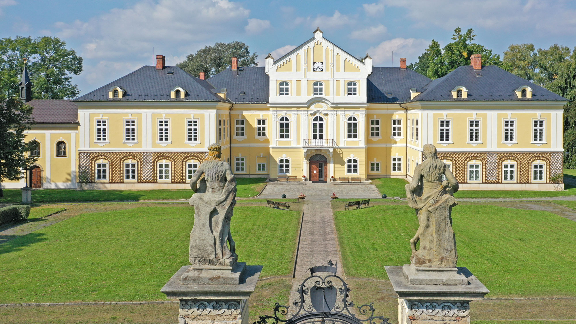 Květománie na zámku Nová Horka