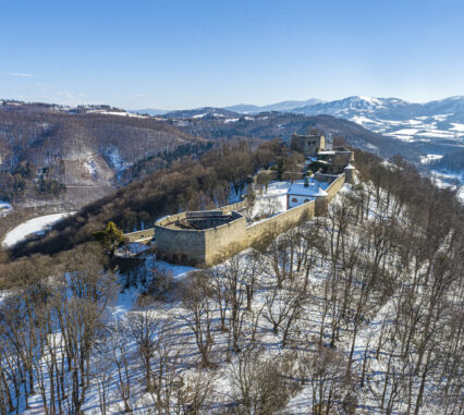 Zimní provoz na hradě Hukvaldy